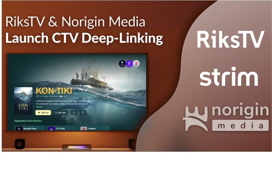 RiksTV and Norigin Media Introduce CTV Deep-Linking Across Streaming Services in Norway